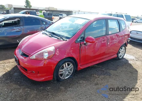 2007 Honda Fit Sport z USA, uszkodzony, nr VIN JHMGD38617S067233